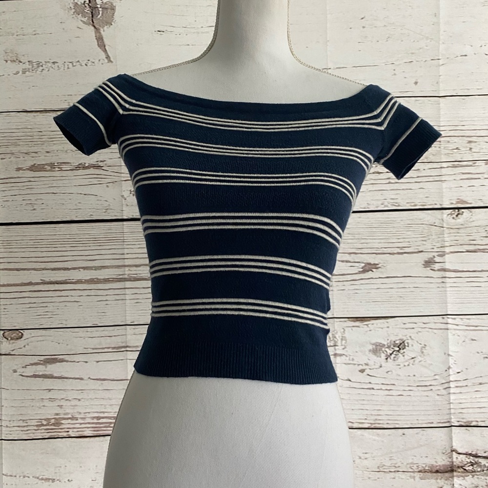 American Eagle Off the Shoulder Crop Top